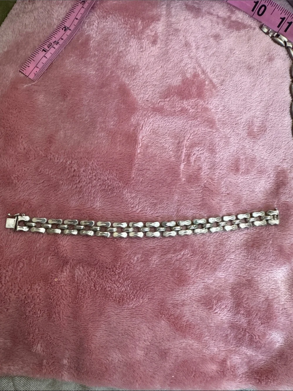 Silver Double-Row Chain Bracelet - Women's Accessory